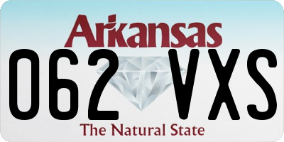 AR license plate 062VXS