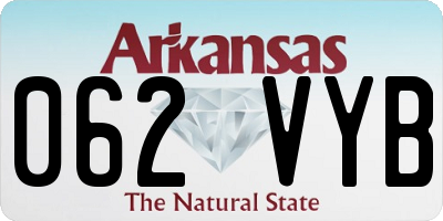 AR license plate 062VYB