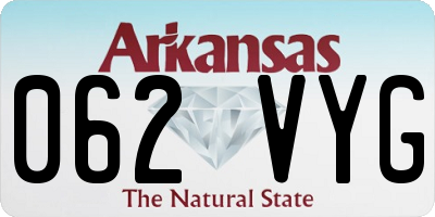 AR license plate 062VYG