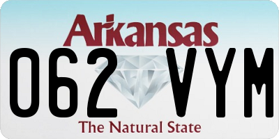AR license plate 062VYM