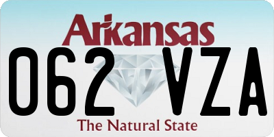 AR license plate 062VZA