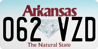 AR license plate 062VZD