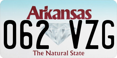 AR license plate 062VZG