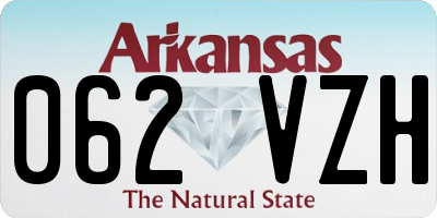 AR license plate 062VZH