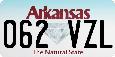 AR license plate 062VZL