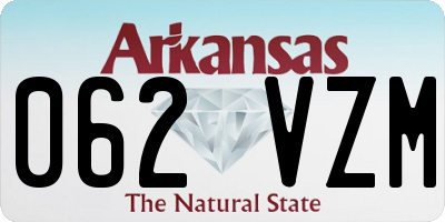 AR license plate 062VZM