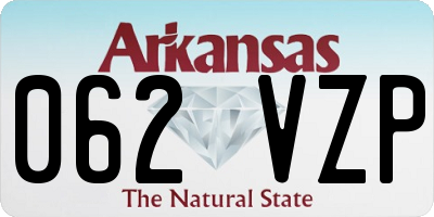AR license plate 062VZP