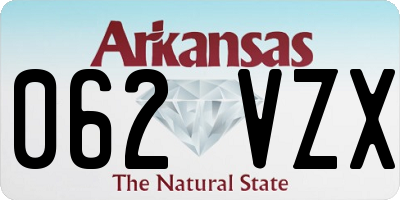 AR license plate 062VZX