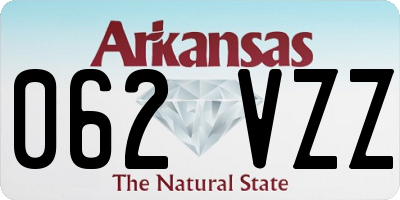 AR license plate 062VZZ