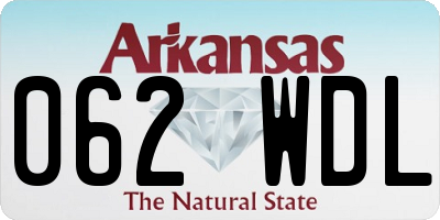 AR license plate 062WDL