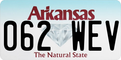AR license plate 062WEV