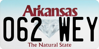 AR license plate 062WEY