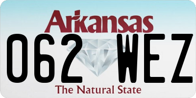 AR license plate 062WEZ