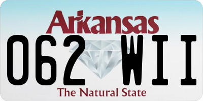 AR license plate 062WII