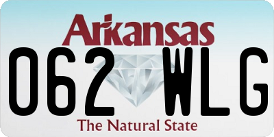 AR license plate 062WLG