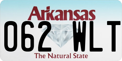 AR license plate 062WLT