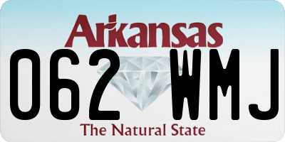 AR license plate 062WMJ
