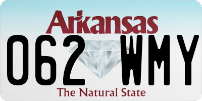 AR license plate 062WMY