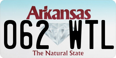 AR license plate 062WTL