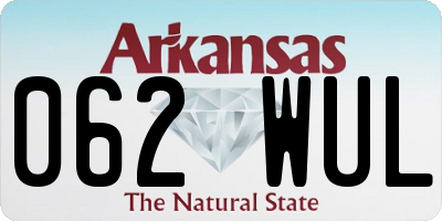 AR license plate 062WUL