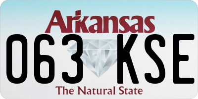 AR license plate 063KSE