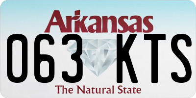 AR license plate 063KTS