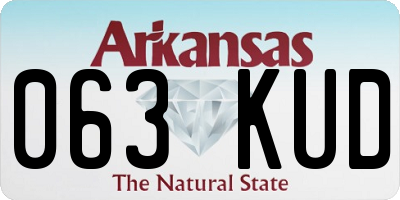 AR license plate 063KUD
