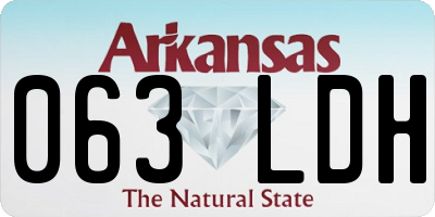 AR license plate 063LDH