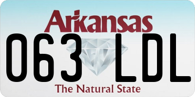 AR license plate 063LDL
