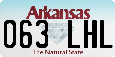 AR license plate 063LHL