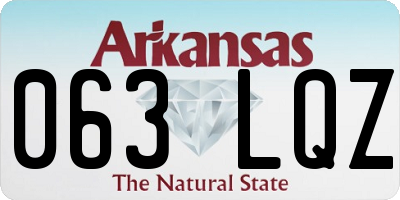 AR license plate 063LQZ
