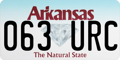 AR license plate 063URC