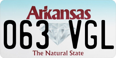 AR license plate 063VGL