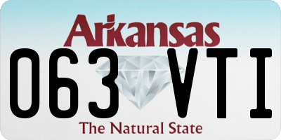 AR license plate 063VTI