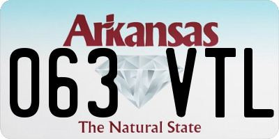 AR license plate 063VTL