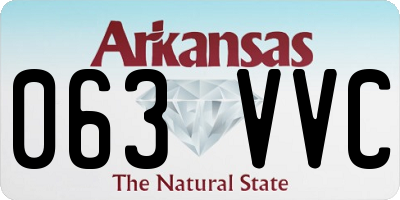 AR license plate 063VVC