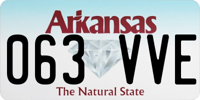 AR license plate 063VVE