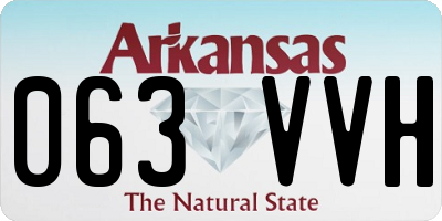 AR license plate 063VVH