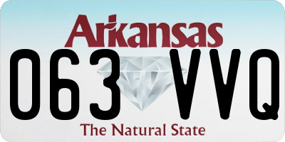 AR license plate 063VVQ