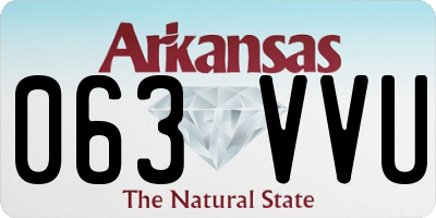 AR license plate 063VVU