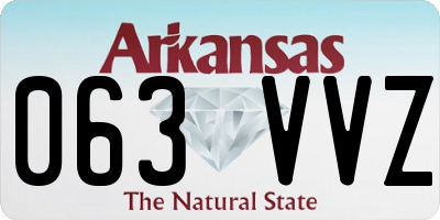 AR license plate 063VVZ