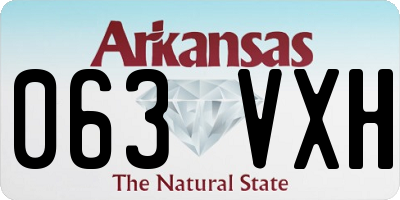 AR license plate 063VXH