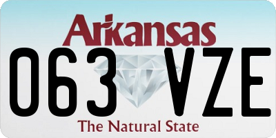 AR license plate 063VZE
