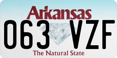 AR license plate 063VZF