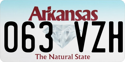 AR license plate 063VZH