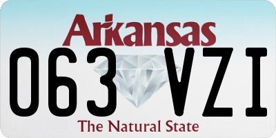 AR license plate 063VZI