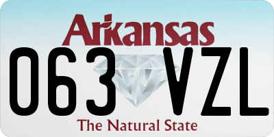 AR license plate 063VZL