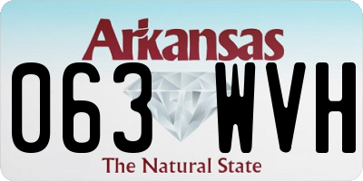 AR license plate 063WVH