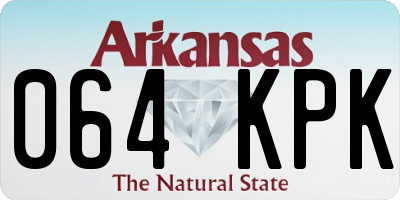 AR license plate 064KPK