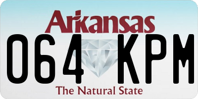 AR license plate 064KPM